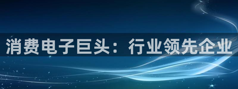 凯发k8旗舰厅ag|消费电子巨头：行业领先企业